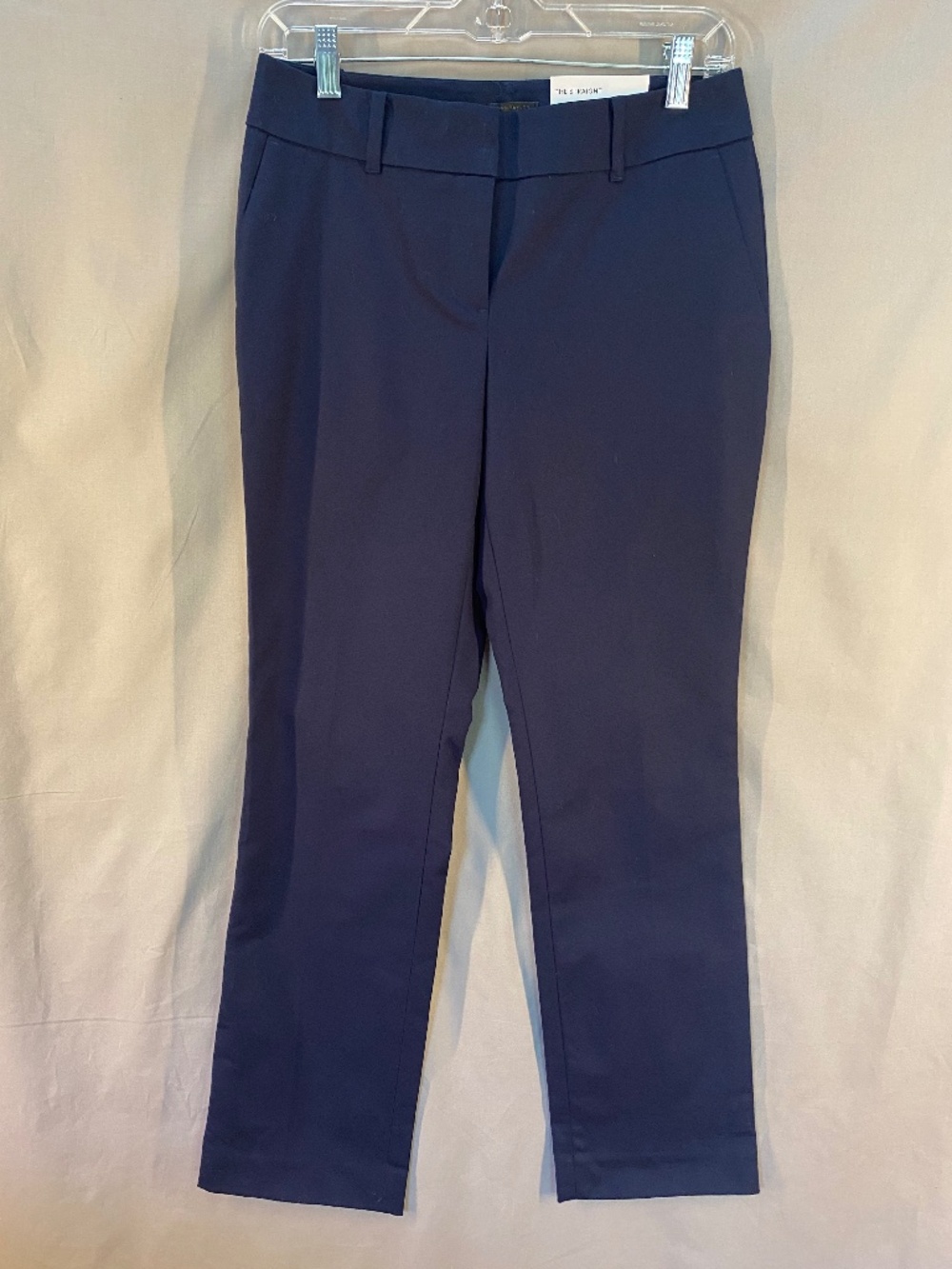 Ann Taylor The Straight pants in dark blue Size 4P (NWT)